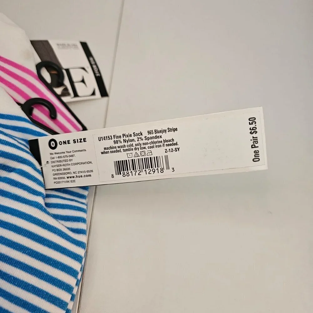 HUE Set of 4 Low Socks One Size